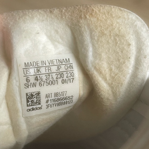 ADIDAS -Gazelle purple and white sneakers - Picture 13 of 14